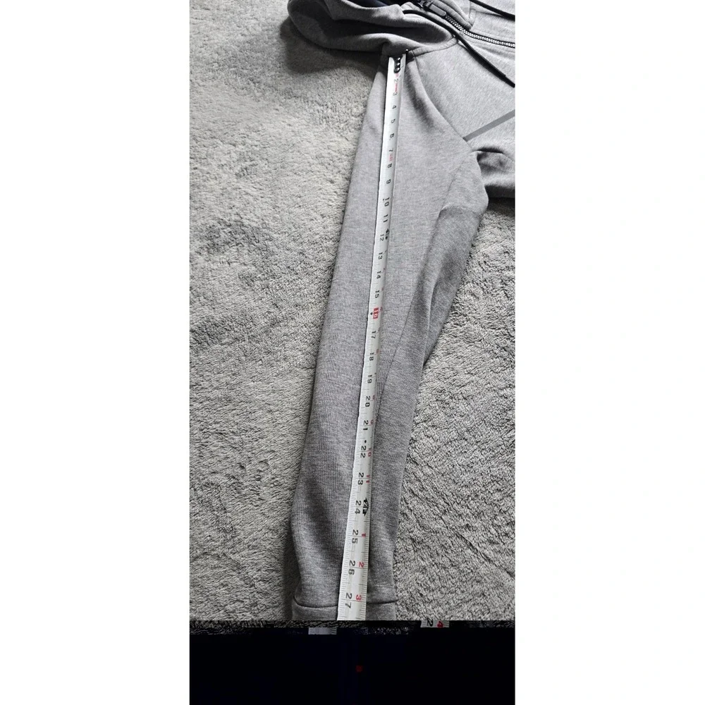 Nike Tech Fleece Windrunner Mens Medium Full Zip Hoodie Heather Gray 805144-091